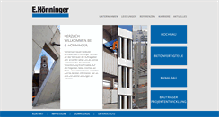 Desktop Screenshot of hoenninger.de